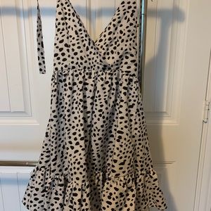 Dalmatian Print Dress